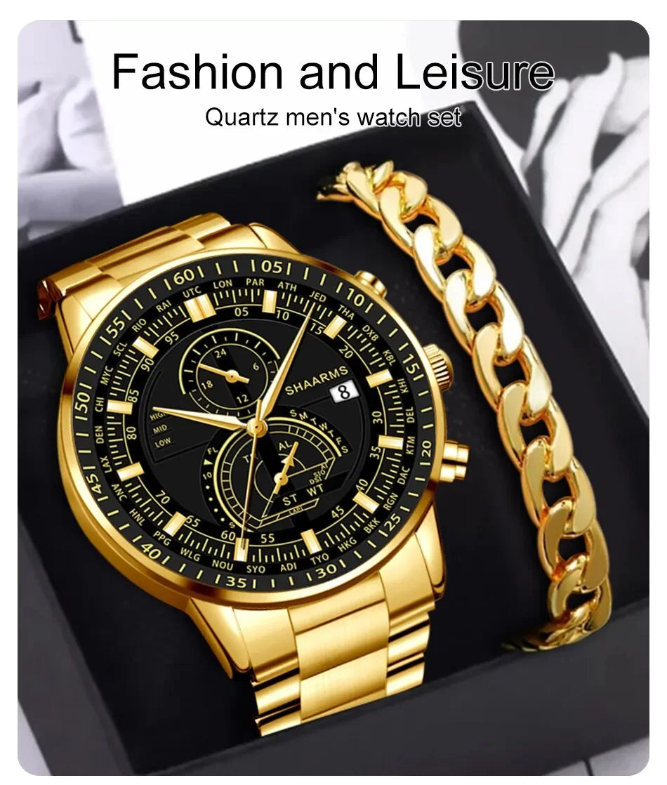 Luxurious Quartz & Stainless Steel Watches