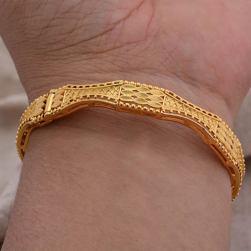 Luxurious Gold Plated Bracelets