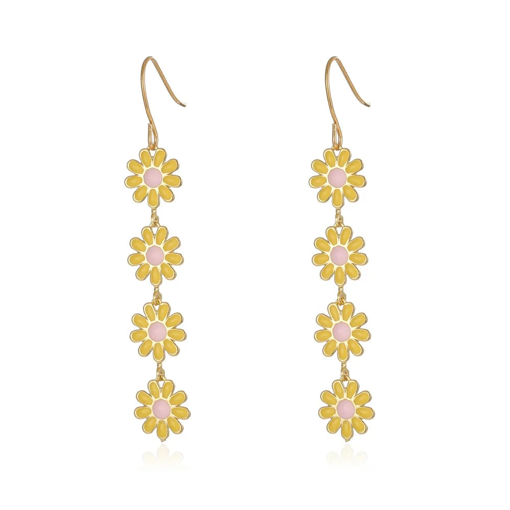 Retro Daisy Earrings