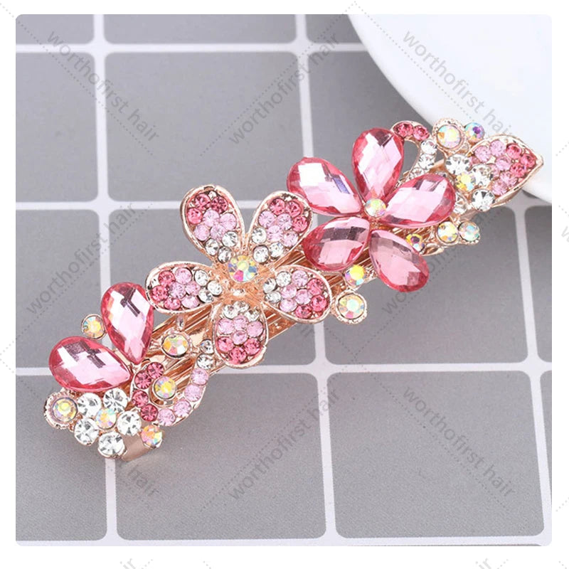 Glamorous Rhinestone Hair Clip