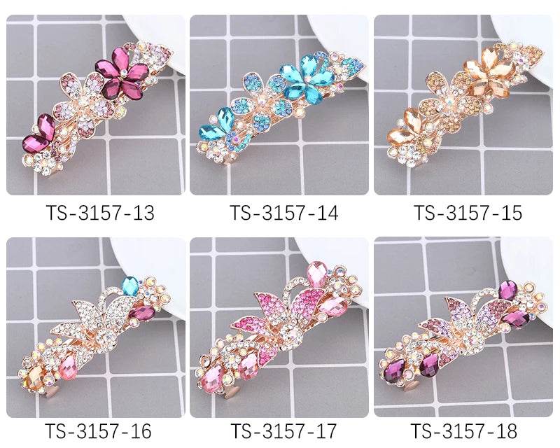 Glamorous Rhinestone Hair Clip