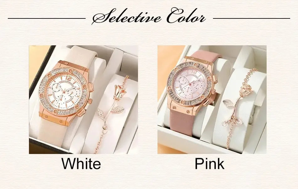 Casual Pink Ladies’ Watches