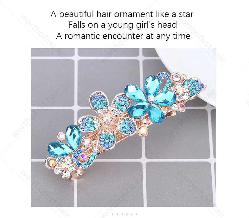 Glamorous Rhinestone Hair Clip