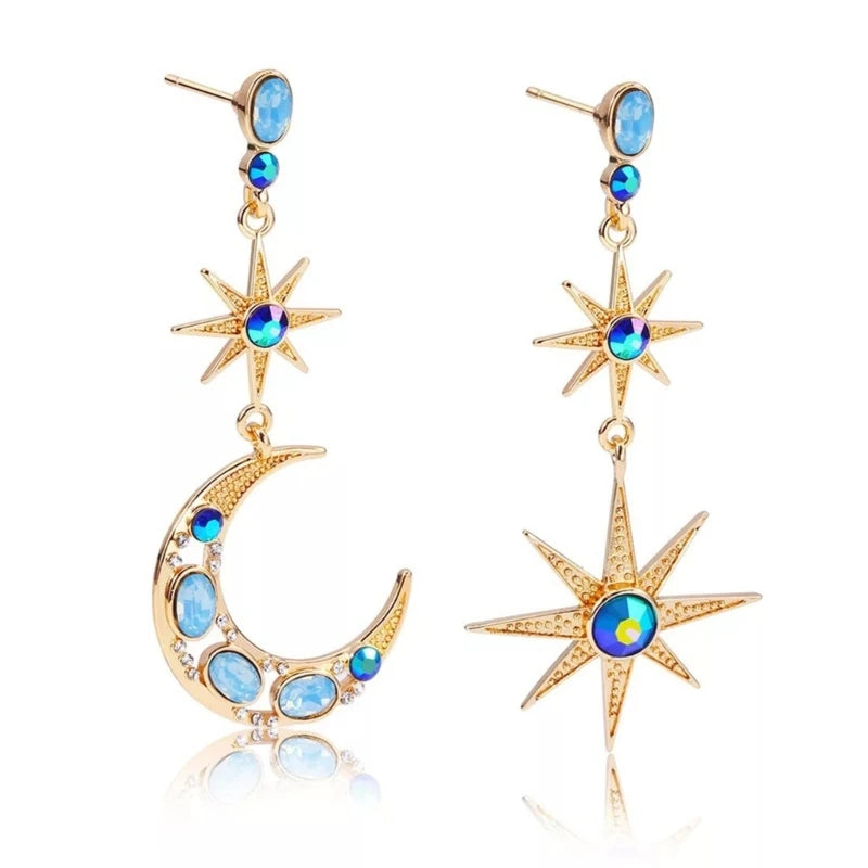 Star/Moon Earrings