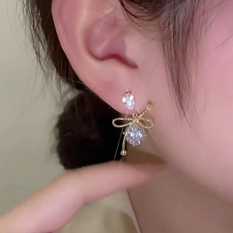 Exquisite C-Shaped Earrings