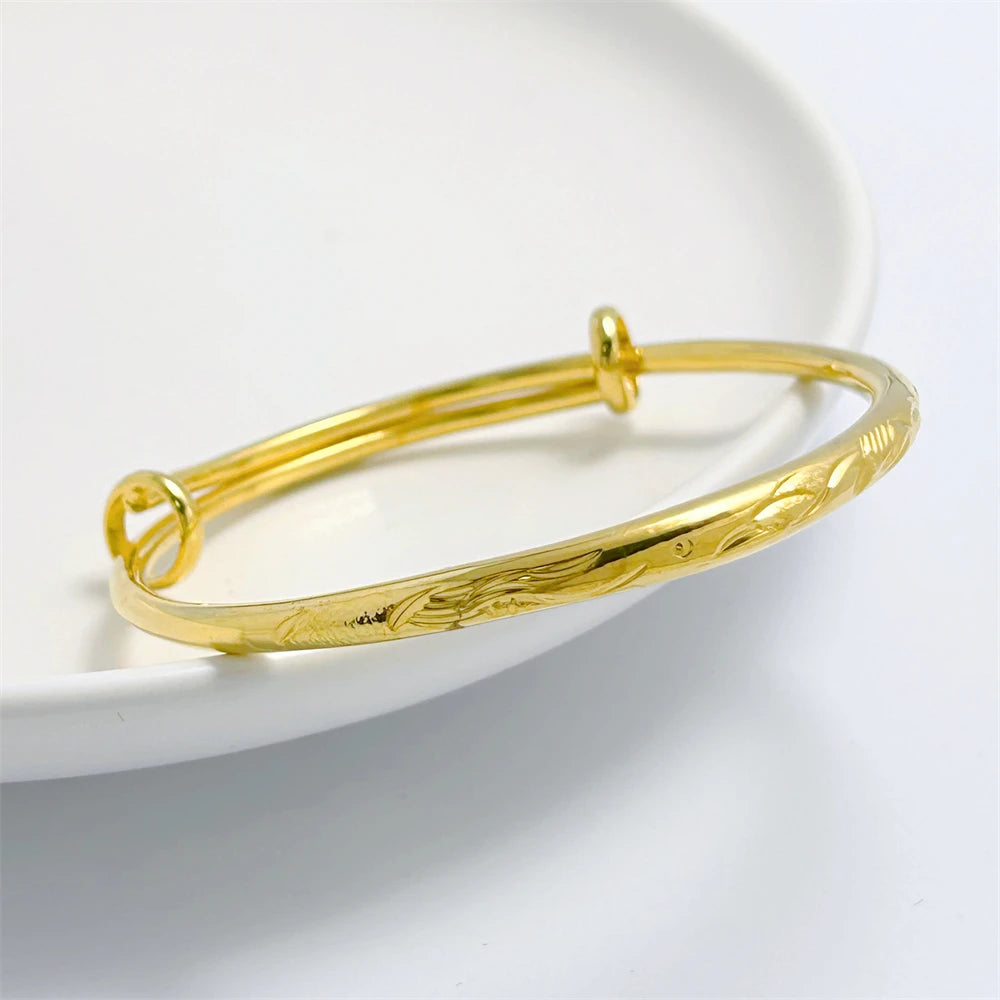 Casual Adjustable Gold Color Bracelets