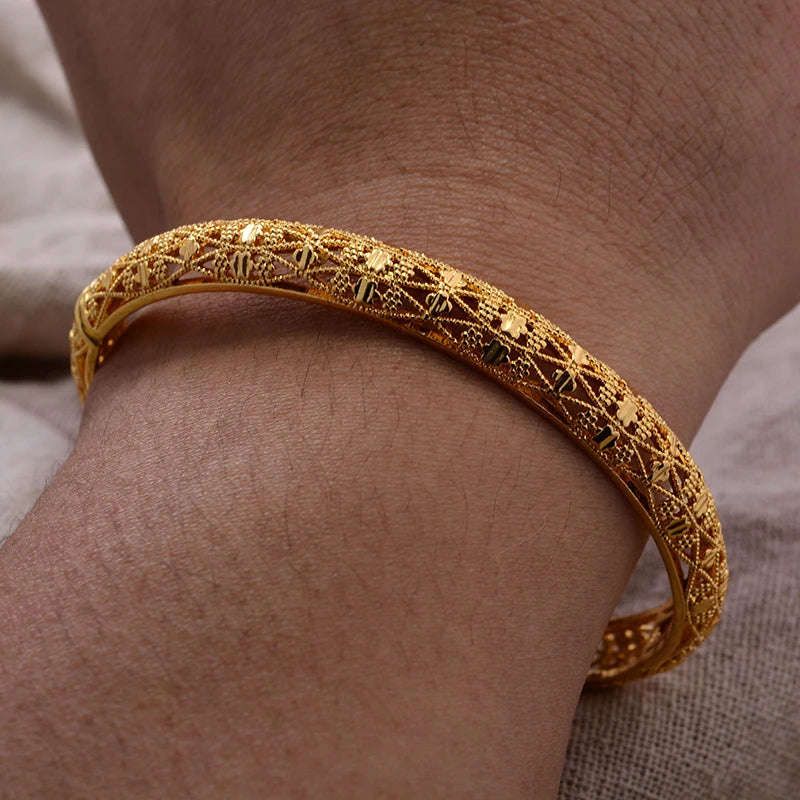 Luxurious Gold Plated Bracelets