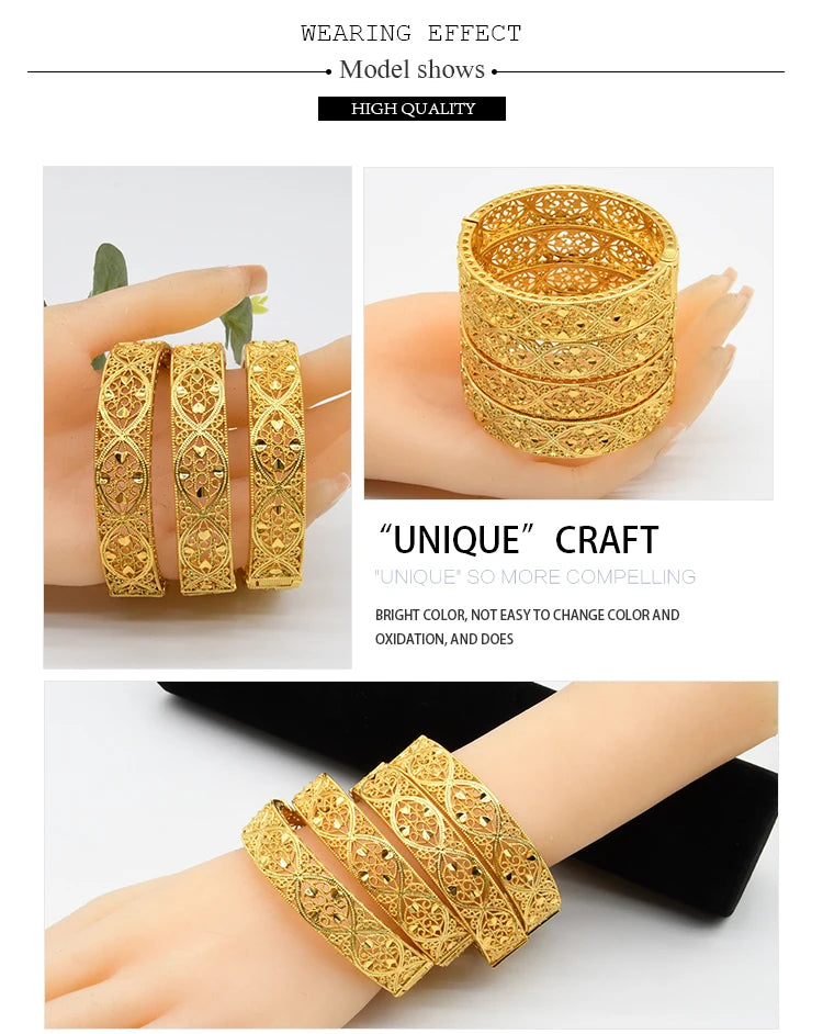 Gold Color Wedding Bracelets