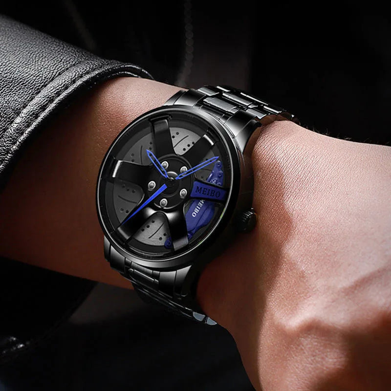 Quartz Car Wheel Wristwatches