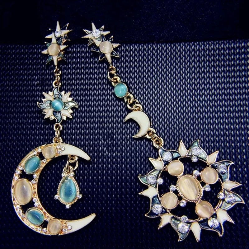 Star/Moon Earrings