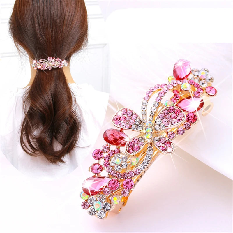 Glamorous Rhinestone Hair Clip