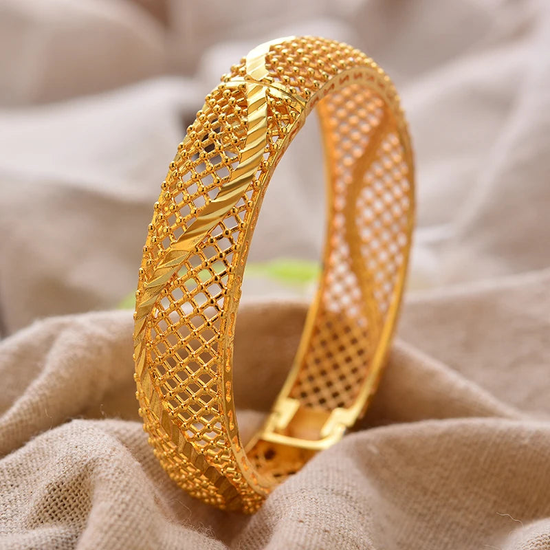 Luxurious Gold Plated Bracelets