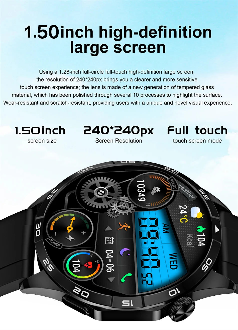 Steel 1.5 Inch Smartwatch