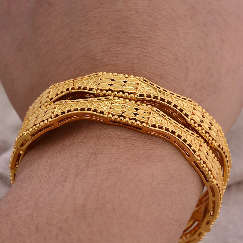 Luxurious Gold Plated Bracelets