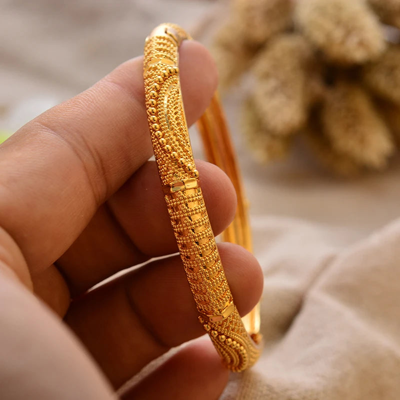 Luxurious Gold Plated Bracelets