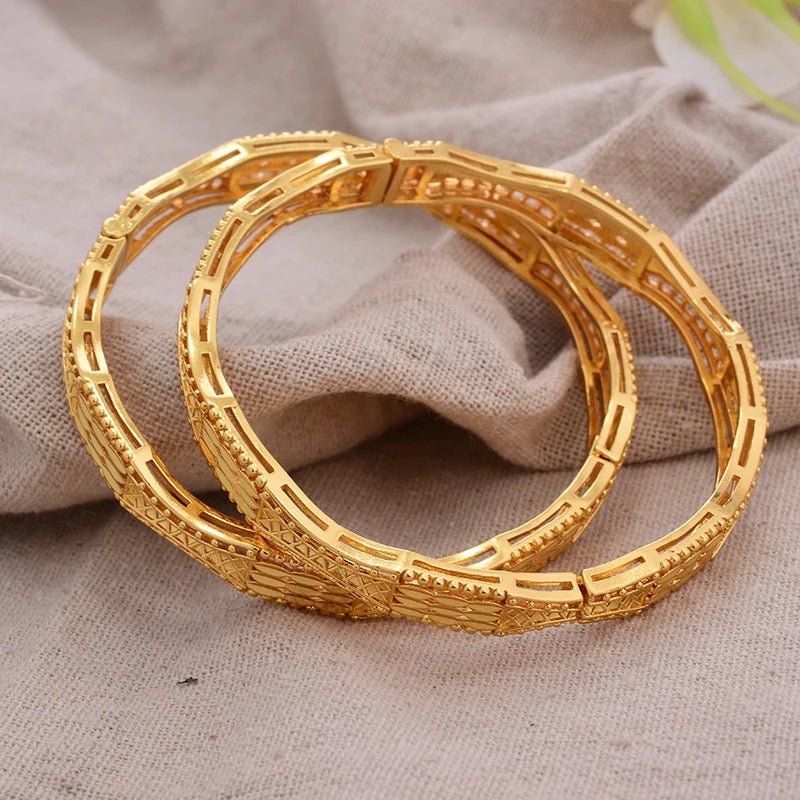 Luxurious Gold Plated Bracelets