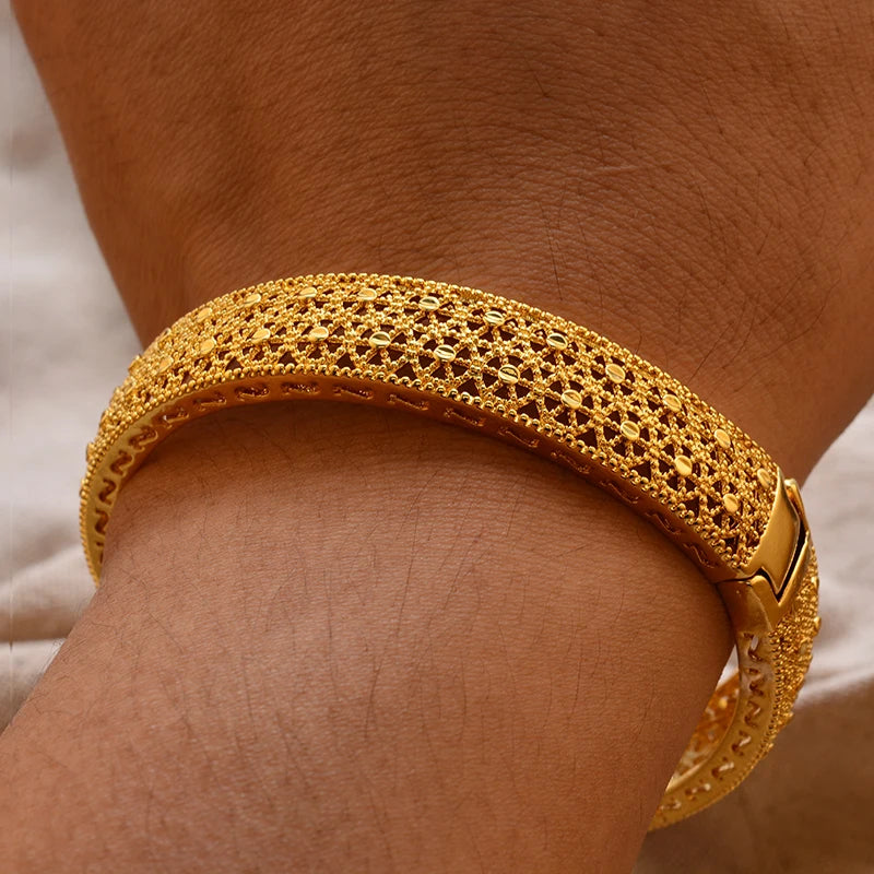 Luxurious Gold Plated Bracelets