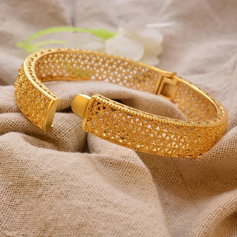 Luxurious Gold Plated Bracelets