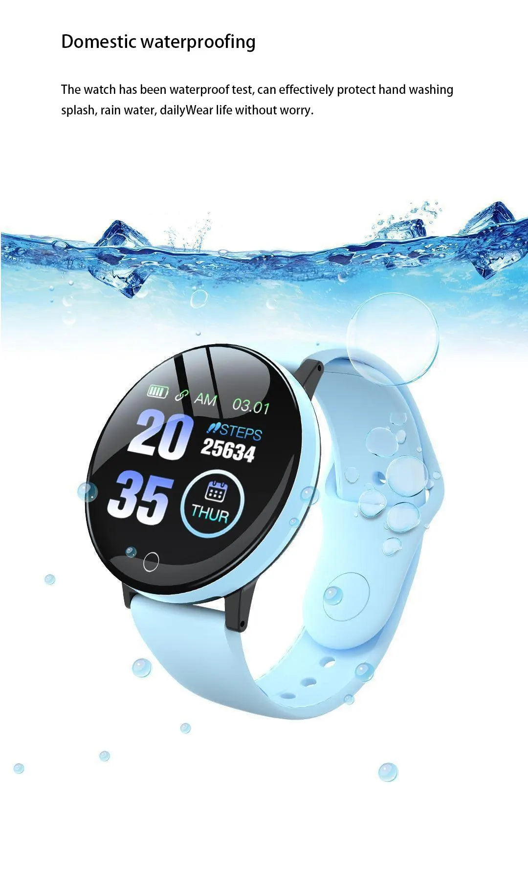 New D18 Multifunctional Smart Watch Men Women Bluetooth Connected Phone Music Fitness Sports Bracelet Sleep Monitor Smartwatch