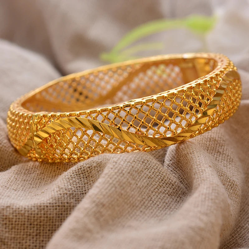 Luxurious Gold Plated Bracelets