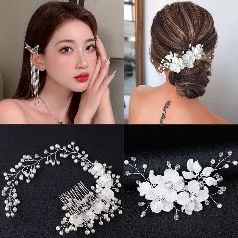 Elegant Pearl Hair Clips