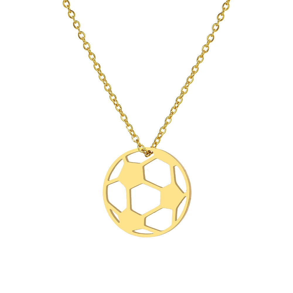 Soccer Ball Charm Pendant Chains