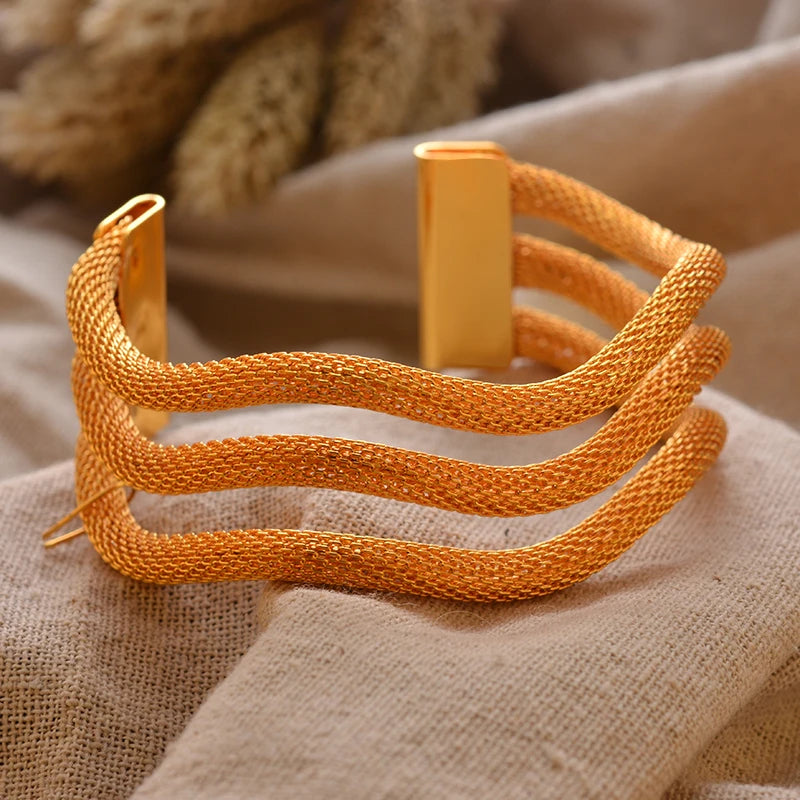 Luxurious Gold Plated Bracelets