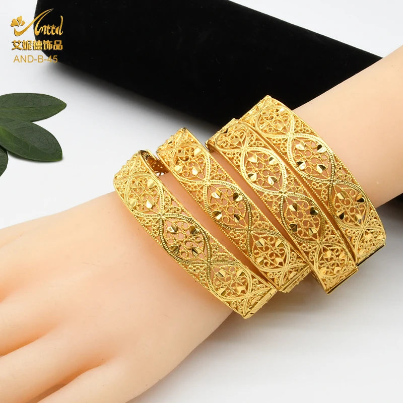 Gold Color Wedding Bracelets