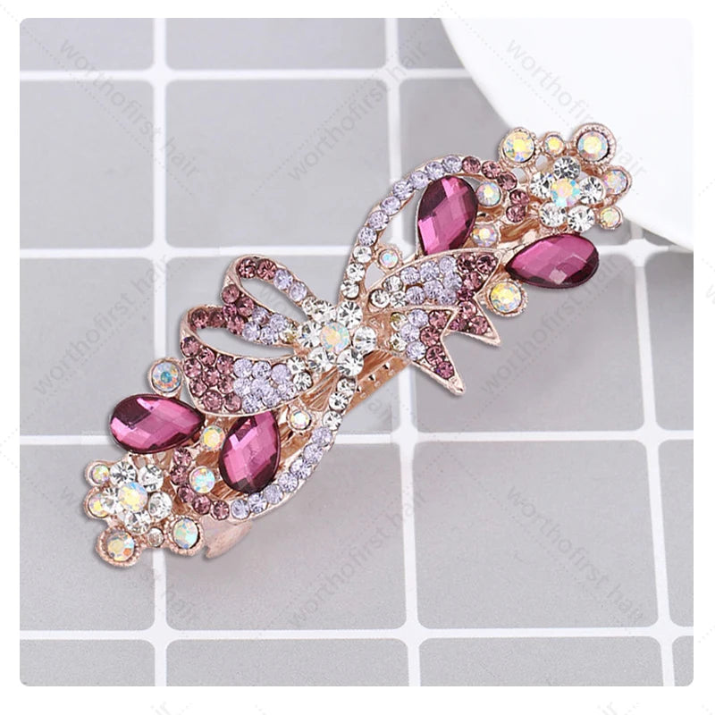 Glamorous Rhinestone Hair Clip