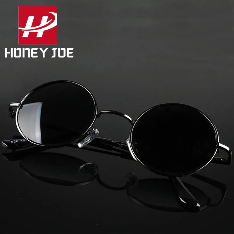 Vintage Retro Round UV400 Polarized Sunglasses