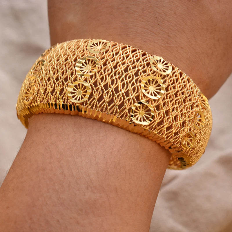 Luxurious Gold Plated Bracelets