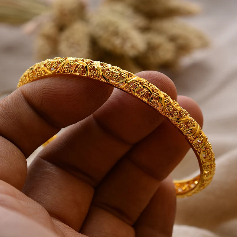 Luxurious Gold Plated Bracelets