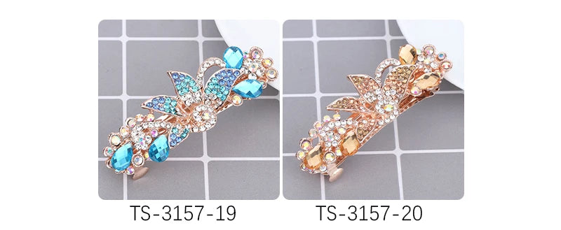 Glamorous Rhinestone Hair Clip